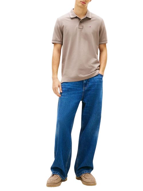 Polo regular fit profili a contrasto Tommy Jeans | DM0DM22700PKD